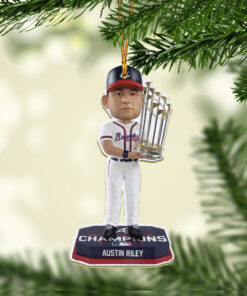 AUSTIN RILEY Atlanta Braves World Series 2021 Champions Ornament