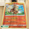 Arcanine Pokemon Trading Card Fleece Blanket 1