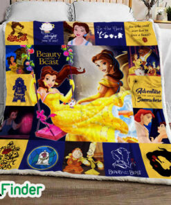 Beauty And The Beast Disney Blanket Gift