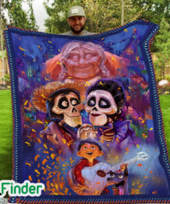 Coco Movie Disney Blanket Christmas Gift2