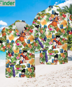 Dragon Ball Aloha Summer Beach Hawaiian Shirt And Short 2