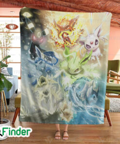 Eevee Evolutions Custom Fleece Blanket 2