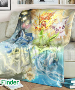 Eevee Evolutions Custom Fleece Blanket