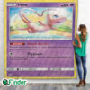 Mew Pokemon Trading Card Quilt Blanket