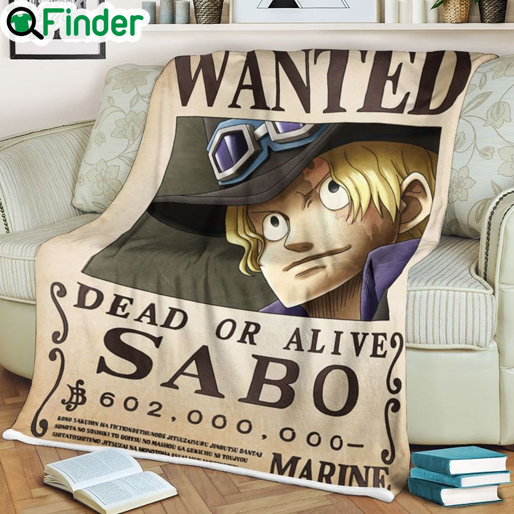 One piece Sabo 27S Wanted soft blanket One piece Sabo 27S Wanted soft blanket