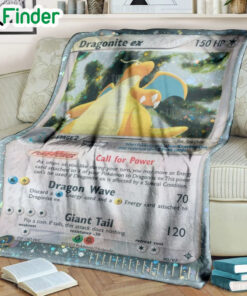 Pokemon Dragonite EX fleece blanket 1