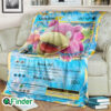 Slowbro EX Pokemon Trading Card Fleece Blanket