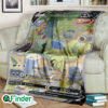 Tyranitar V Pokemon Trading Card Fleece Blanket