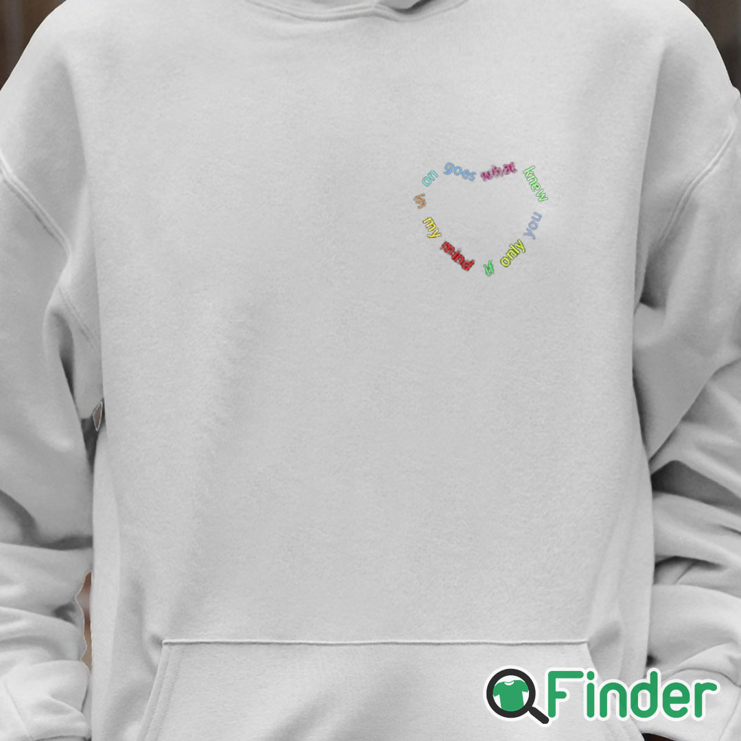 Unisex Hoodie If only you knew what goes on in my mind T shirt 1 Unisex Hoodie If only you knew what goes on in my mind T shirt 1