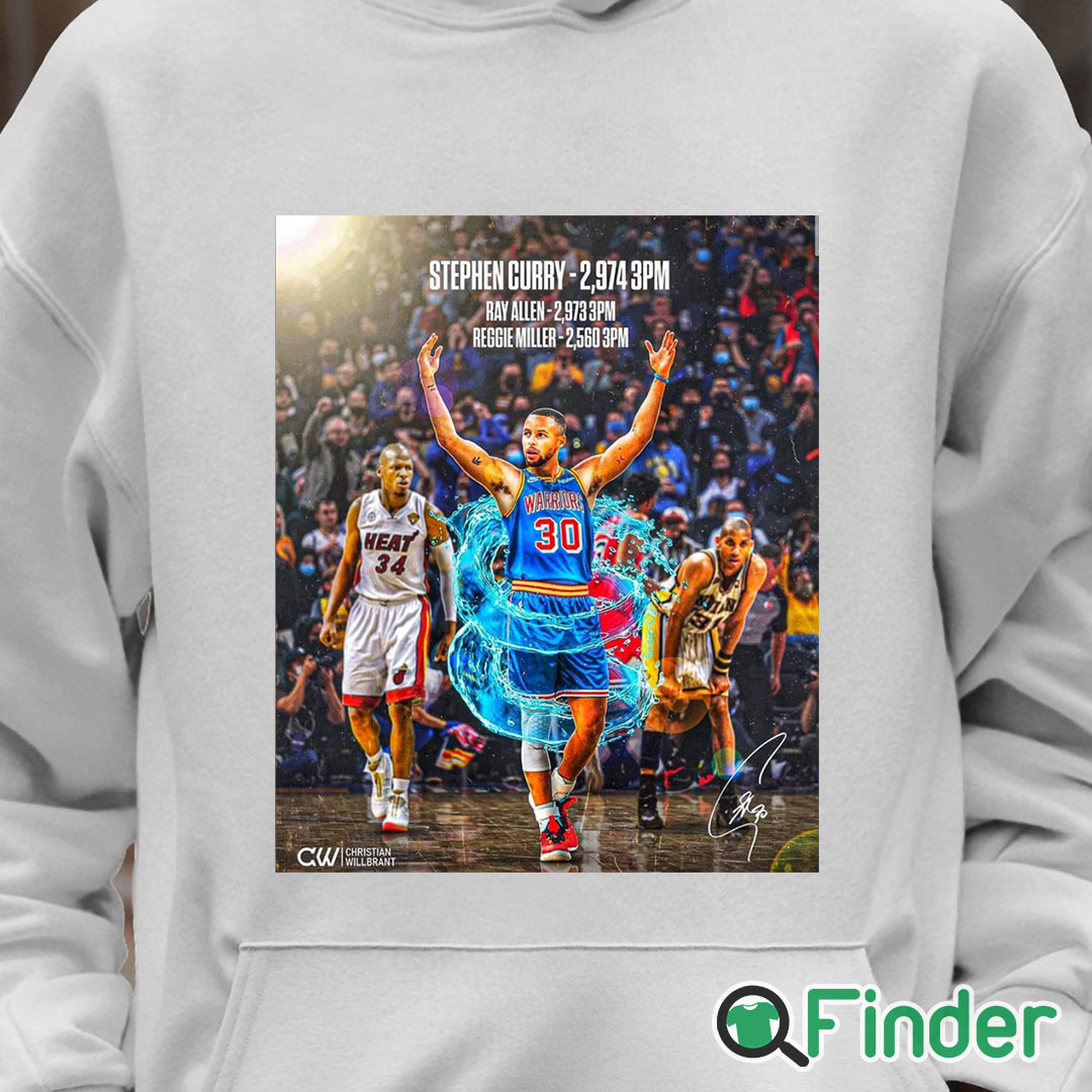 Unisex Hoodie Stephen Curry record breaker history maker T shirt Unisex Hoodie Stephen Curry record breaker history maker T shirt