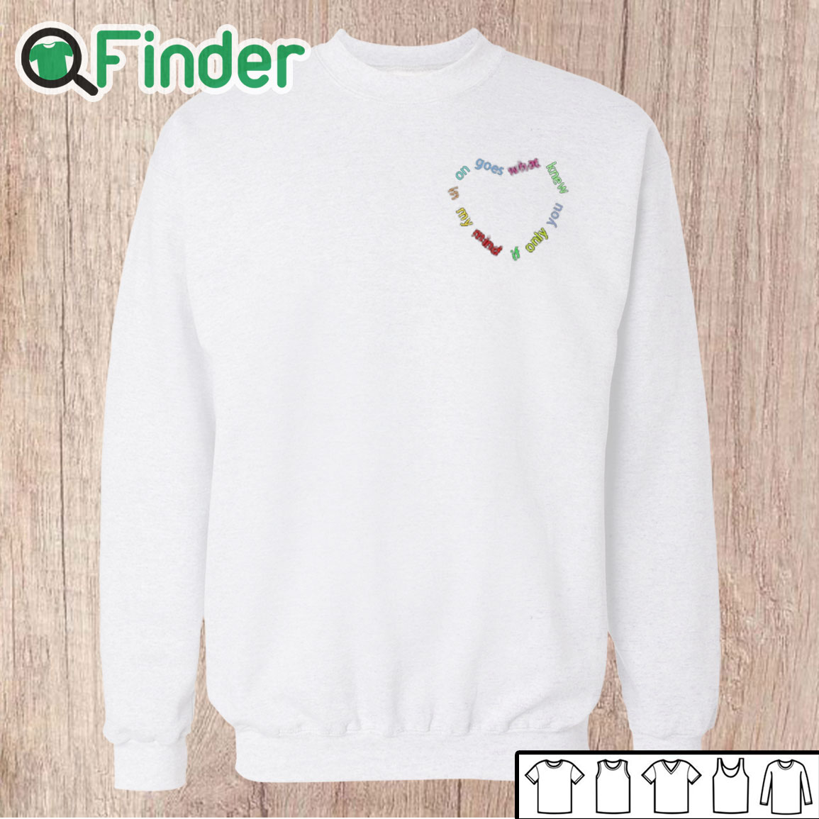 Unisex Sweatshirt If only you knew what goes on in my mind T shirt 1 Unisex Sweatshirt If only you knew what goes on in my mind T shirt 1