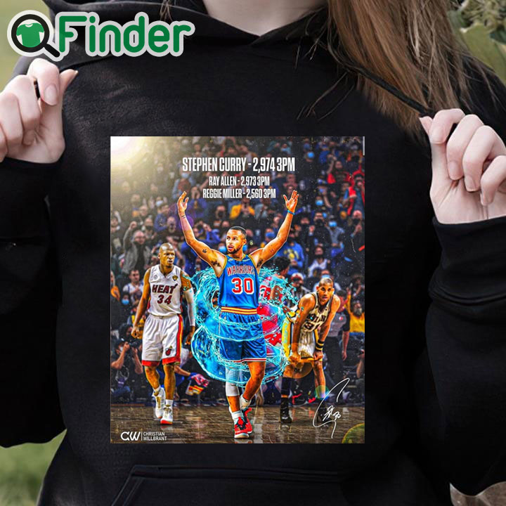 black hoodie Stephen Curry record breaker history maker T shirt black hoodie Stephen Curry record breaker history maker T shirt