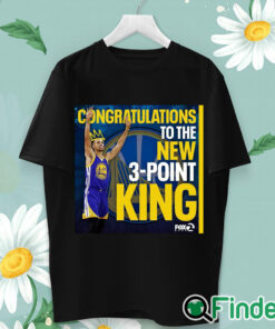 unisex T shirt 2974 times legendary Stephen Curry New owner of NBA three point record T shirt
