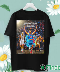 unisex T shirt Stephen Curry record breaker history maker T shirt