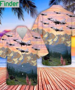 Air Force Convair F 106A Delta Dart Montana Hawaiian Shirt