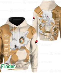 Cubone pokemon ground type of Kanto 3D hoodie