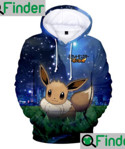 Eevee Pokemon Lets Go Pikachu Eevee Hoodie