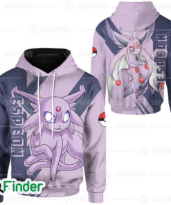 Espeon pokemon psychic type eevee evolution 3D hoodie