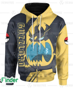 Guzzlord The Ultra Beasts of Alola dual type dark dragon pokemon 3D hoodie 2