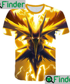Legendary bird Zapdos Pokemon GO Team Instinct Shirt