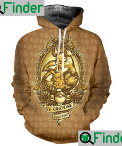 Pichu Pikachu Raichu pokemon evolution hoodie