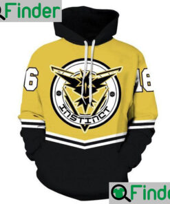 Pokemon go team instinct logo hoodie