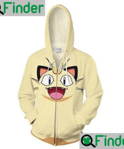 Pokemon meowth team rocket unisex hoodie
