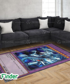 Blue Eyes Ultimate Dragon YuGiOh Custom Trading Card Game Rugs