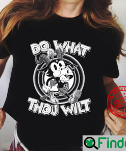 Do What Thou Wilt Satanic Baphomet Cartoon Occult Shirt