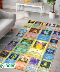 Pokemon Gen 1 Trading Card Game Rug