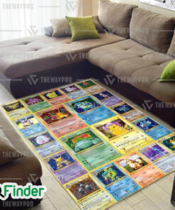 Pokemon Gen 1 Trading Cards Game Rug