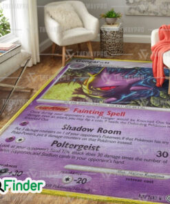 Pokemon Trading Card Game Gengar Custom Rug