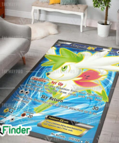 Pokemon Trading Card Shaymin EX Roaring Skies Custom Rug