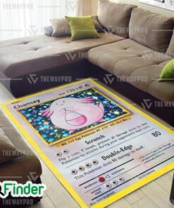 Pokemon Trading Cards Chansey Custom Rug