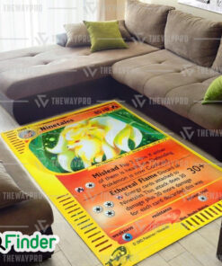Pokemon Trading Cards Ninetales Custom Rug