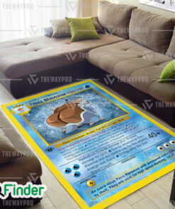 Pokemon Trading Cards Thicc Blastoise Custom Rug