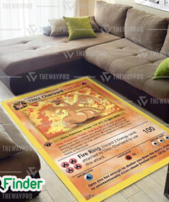 Pokemon Trading Cards Thicc Charizard Custom Rug