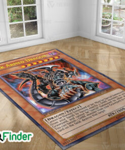 YuGiOh Dark Armed Dragon Custom Trading Cards Game Rug
