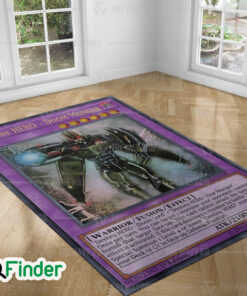 YuGiOh Destiny Hero Doom Monger Custom Trading Cards Game Rug