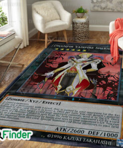 YuGiOh Dhampir Vampire Sheridan Custom Trading Card Game Rug