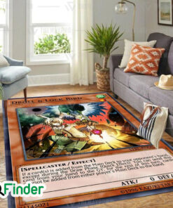 YuGiOh Droll Lock Bird Custom Trading Card Game Rug