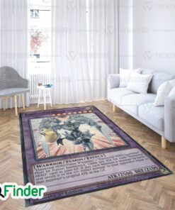 YuGiOh Elemental HERO Shining Flare Wingman Custom Trading Card Game Rug