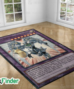 YuGiOh Elemental HERO Shining Flare Wingman Custom Trading Cards Game Rug