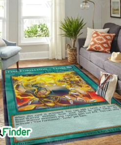 YuGiOh Fire Formation Tenki Custom Trading Card Game Rug
