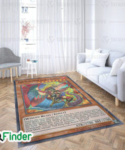 YuGiOh Fire King High Avatar Garunix Custom Trading Cards Game Rug