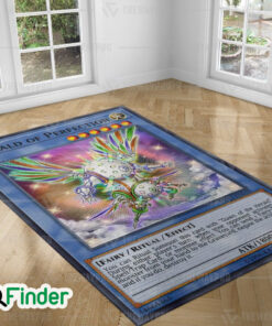 YuGiOh Herald Of Perfection Custom Trading Cards Game Rug