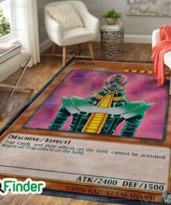 YuGiOh Jinzo Custom Trading Card Game Rug
