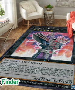 YuGiOh Jinzo Layered Custom Trading Card Game Rug