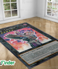 YuGiOh Jinzo Layered Custom Trading Cards Game Rug