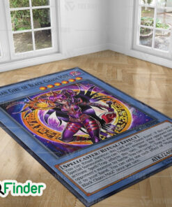 YuGiOh Magician Girl Of Black Chaos MAX Custom Trading Cards Game Rug
